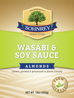 Sohnrey Family Foods Wasabi and Soy Sauce Almonds