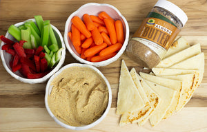 Hummus de mantequilla de almendras