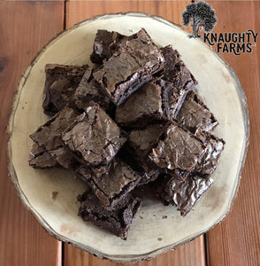 Brownies de aceite de oliva de Knaughty Farms