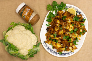 Coliflor Asada Con Salsa Tandoori De Mantequilla De Almendras