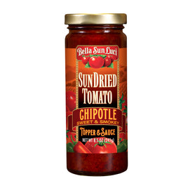 Bella Sun Luci Salsa y adorno de chipotle de tomate secado al sol | 8,5 onzas