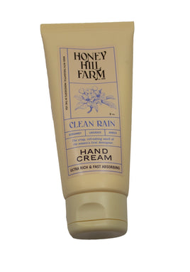 Honey Hill Farm Hand Cream Clean Rain 3 oz