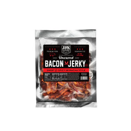 J&K Uncured Bacon Jerky - Sweet & Spicy Sriracha Style