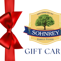 Sohnrey Family Foods Website Gift Cards