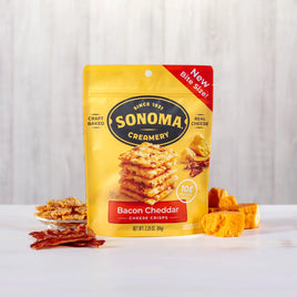 Sonoma Creamery Bacon Cheddar Cheese Crisps 2.25 oz
