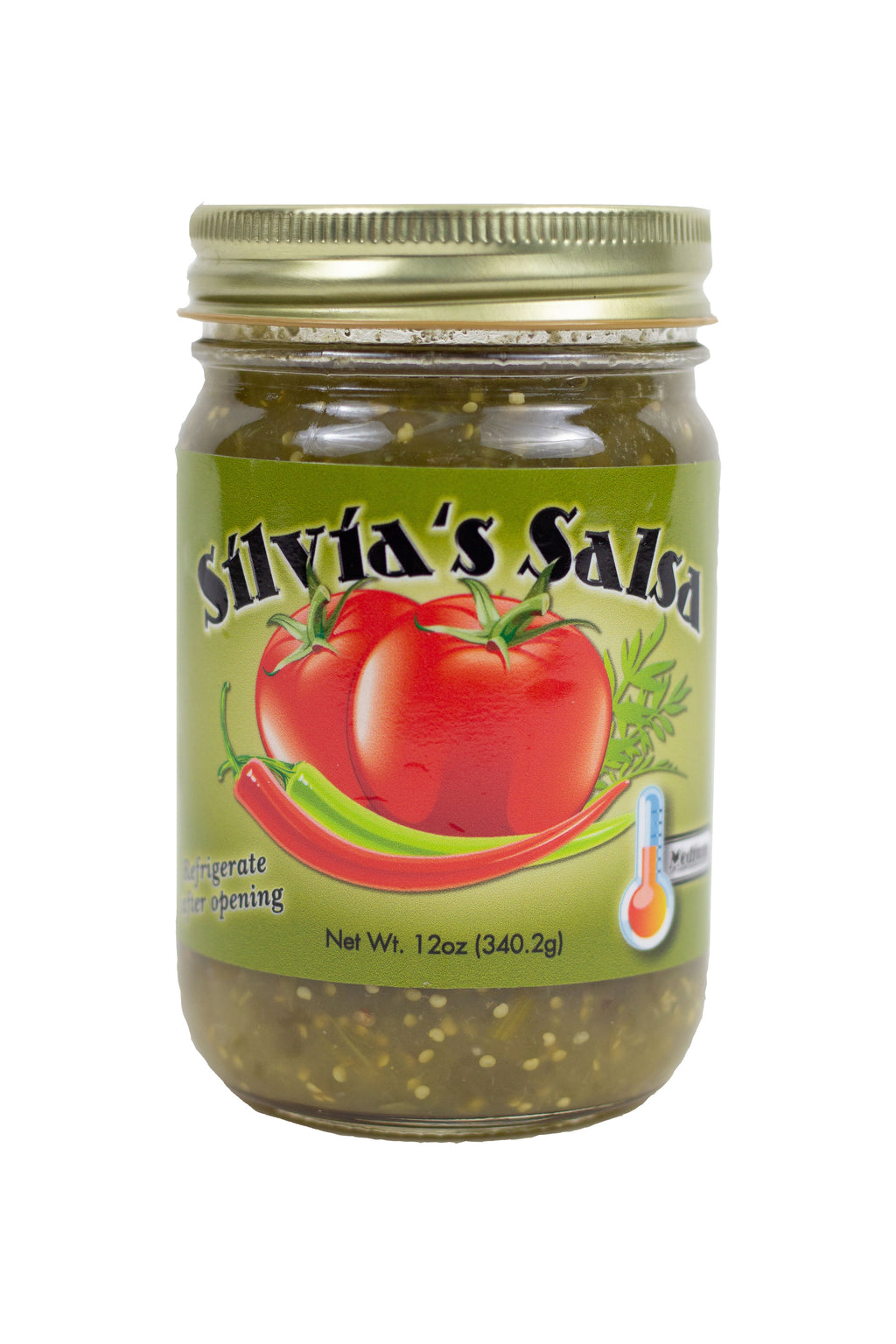 Silvia's Medium Heat Green Salsa