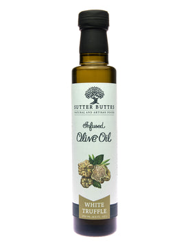 Aceite de oliva con infusión de trufa blanca de Sutter Buttes Olive Oil Co (8,5 oz) 