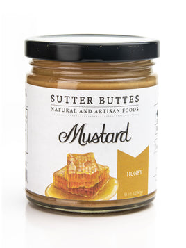 Sutter Buttes Olive Oil Co. | Natural & Artisan Foods | Mustard- Honey | 9oz