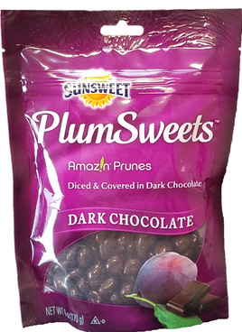 PlumSweets Dark Chocolate Diced Prunes