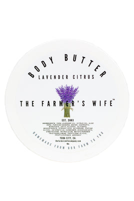 The Farmer's Wife Lavender Citrus Body Butter 4 oz