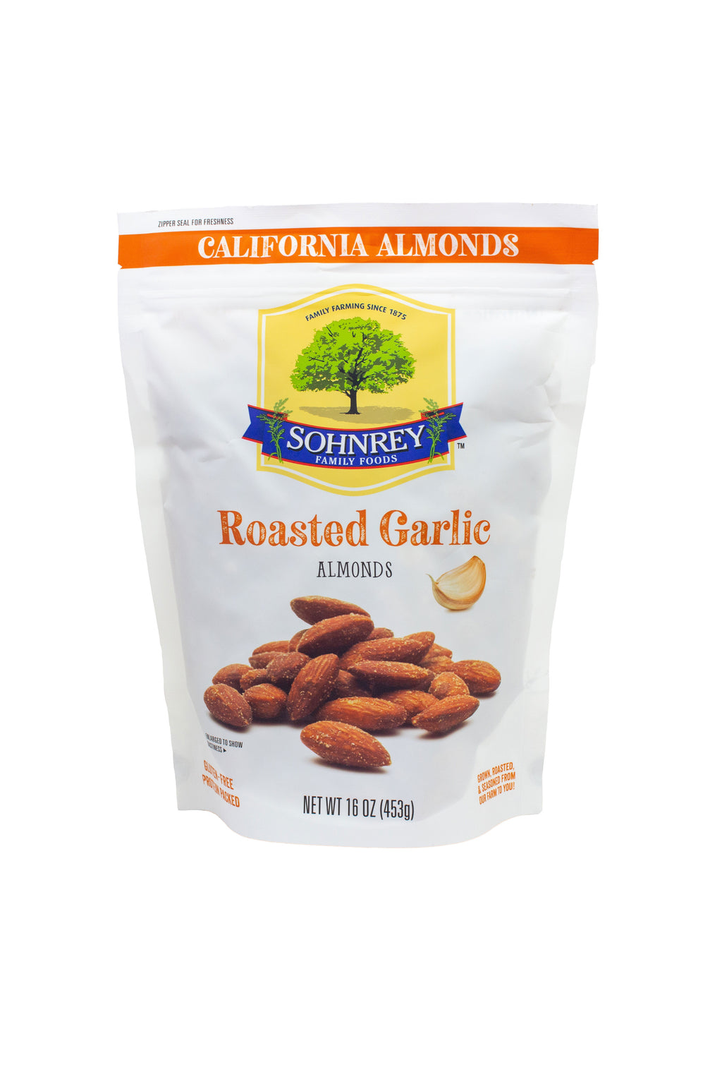 Roasted Garlic Almonds