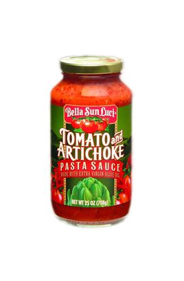Salsa para pasta de tomate y alcachofas de Bella Sun Luci | 25 onzas