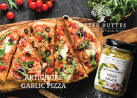 Salsa para pizza de alcachofas y ajo de Sutter Buttes | 12 onzas