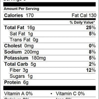 Roasted Salted Almonds Nutrition Facts