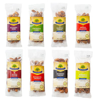 Paquete de 8 variedades de almendras tostadas y aromatizadas de 1.5 oz