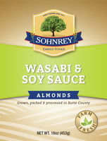 Almendras con Wasabi y Salsa de Soja