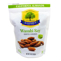 Wasabi and Soy Sauce Almonds