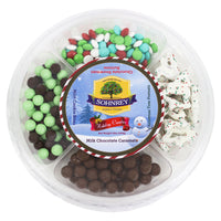 Assorted Christmas Candy Round Tray (18 oz)