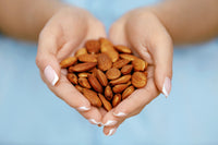 Almendras crudas naturales enteras Paquetes de refrigerios de 100 calorías