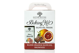 Kits para hornear brownies con aceite de oliva y naranja sanguina de Sutter Buttes Olive Oil Co.