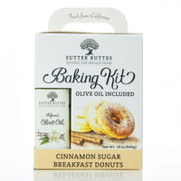 Cinnamon Sugar Breakfast Donuts Baking Kit By Sutter Buttes Olive Oil Co.