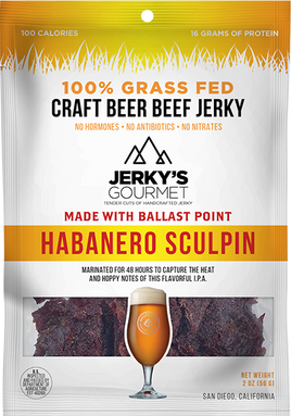 Jerky's Gourmet Habanero Sculpin Beef Jerky 2 oz