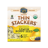 Organic Lemon Poppy Seed Thin Stackers by Lundberg Family Farms