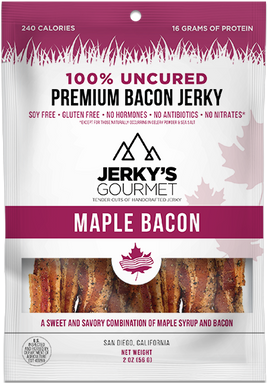 Jerky's Gourmet Maple Bacon Jerky 2 oz