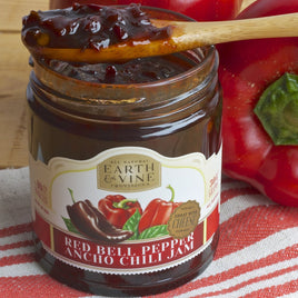 Earth & Vine Red Bell Pepper Ancho Chili Jam