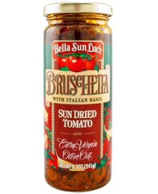 Bella Sun Luci Sun Dried Tomato Bruscheta with Italian Basil